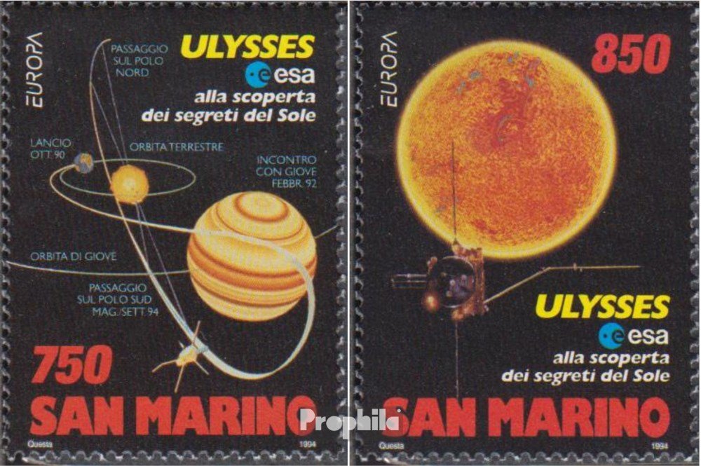 Prophila Collection Briefmarken San Marino 1575-1576 Komplett 1994 Europa - Postfrisch MNH