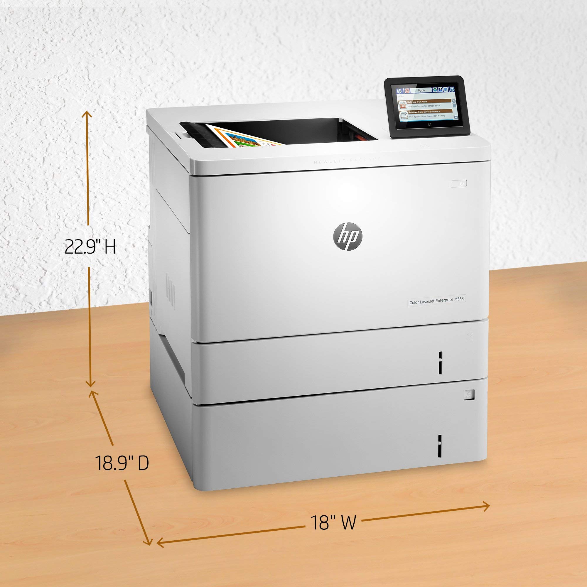 Amazon.com: HP LaserJet Enterprise M553x Color Printer, (B5L26A Amazon.com: HP LaserJet Enterprise M553x Color Printer, (B5L26A