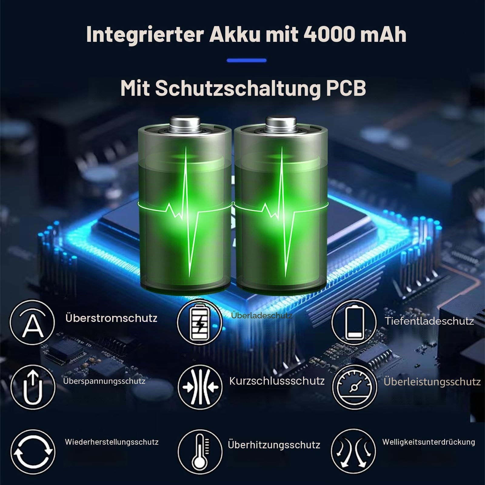 3 W Solarpanel mit eingebautem 4000 mAh Akku, IP65, 4,02 m Ladekabel, nur kompatibel mit Ring Video Türklingel 3/4/3 Plus, Ring Akku Türklingel Plus/Pro Kamera, einfache Installation