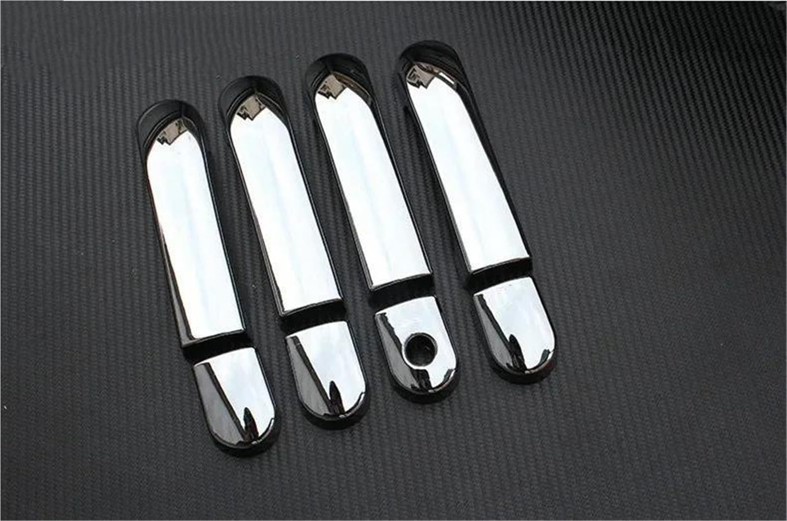 Handle Sticker Door Handle Covers Accessories Stickers for Nissan for Tiida C11 2004-2011 for Latio for Versa 2006(Handle no Button)