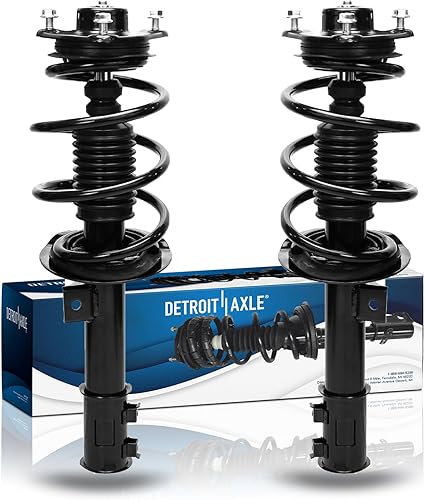 Miniatura 37 de Detroit Axle - 2 puntales delanteros para Chevrolet Aveo Aveo5 Pontiac G3 Wave, 2 puntales con suspensión de reemplazo de montaje de resorte