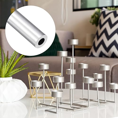 Miniatura 24 de METALLIXITY Tubo de aluminio 6063 (0.394 in de diámetro x 0.276 in de diámetro interior x 11.811 in de largo), 2 piezas, tubo redondo de aluminio