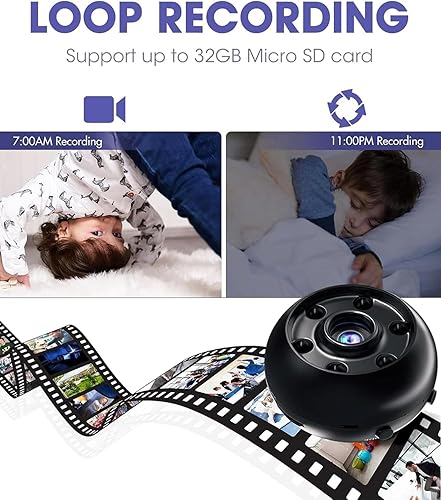 Miniatura 4 de Mini cámara espía WiFi inalámbrica HD 1080P pequeña cámara