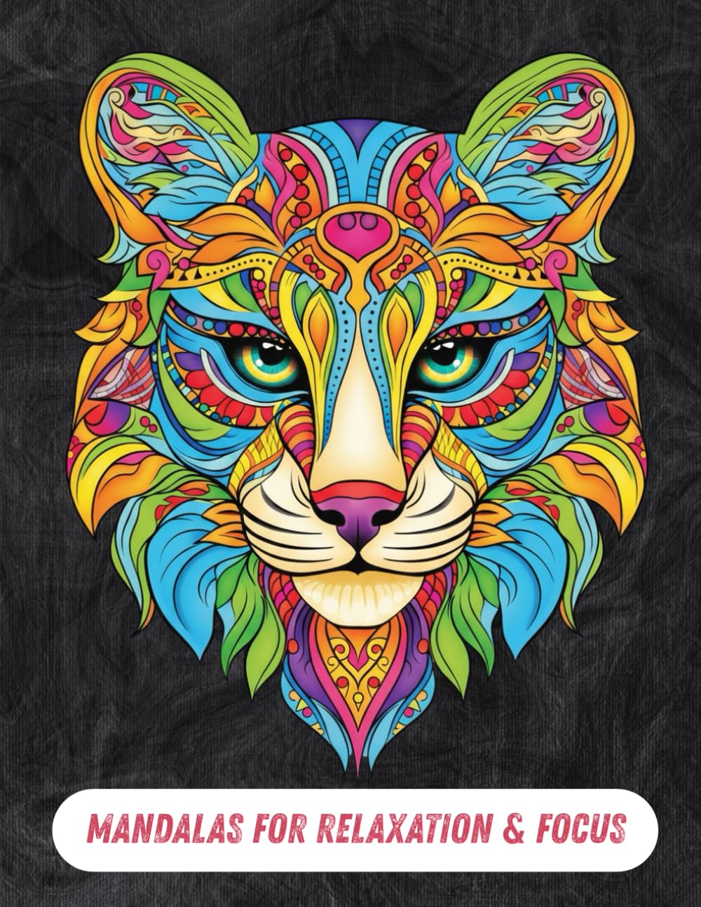 50 Animal Mandala Coloring Pages for Adults and Teens – Stress Relief, Mindfulness & Creative Coloring