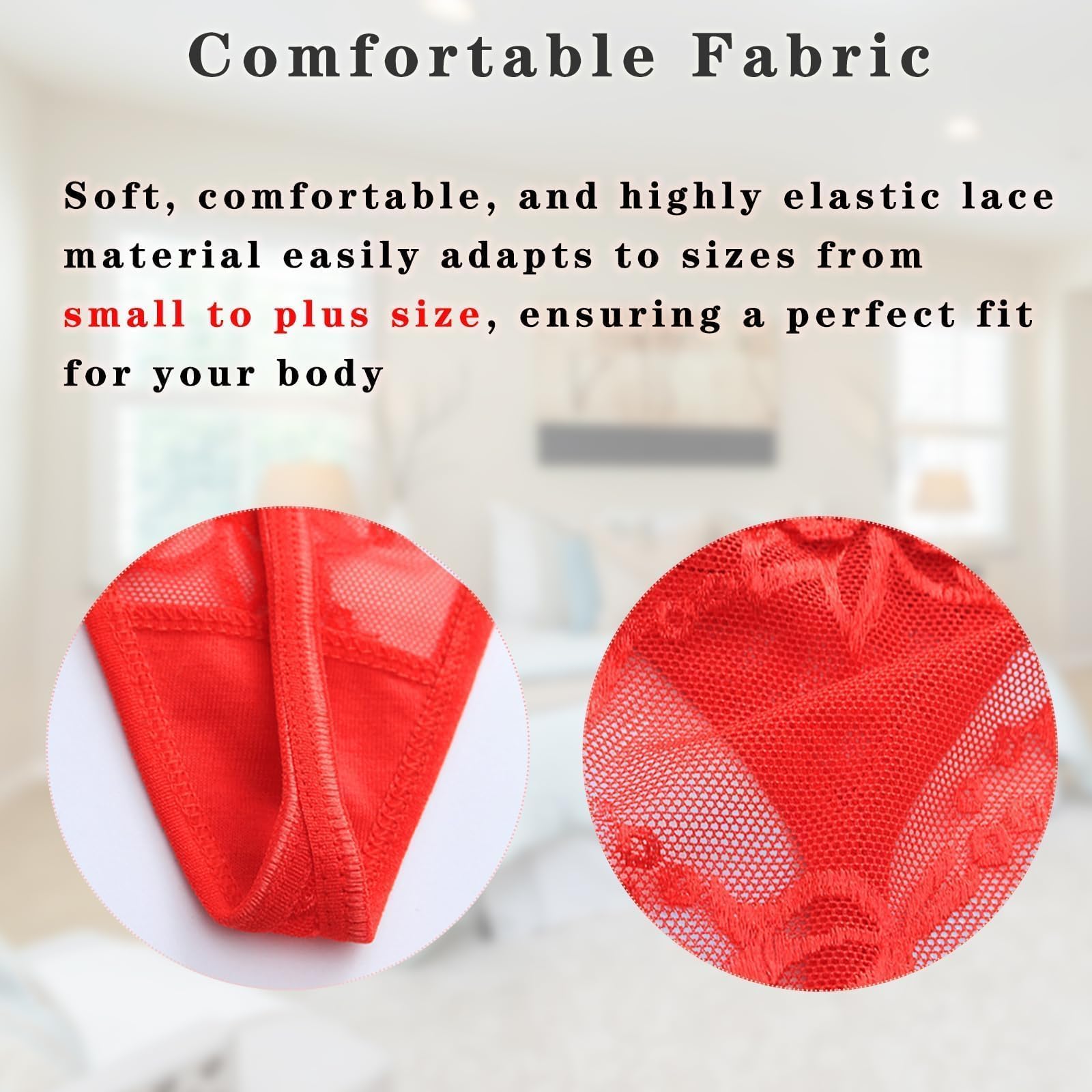 Eoribag Women's Personalized Thongs with Funny Rhinestone Letters, Custom Name Underwear Panties for Couples: A-custom Large