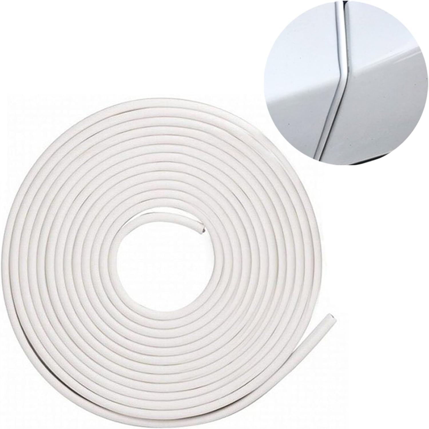 Car Door Edge Protector,16Ft(5M) Car Edge Trim Rubber Seal Protector with U Shape