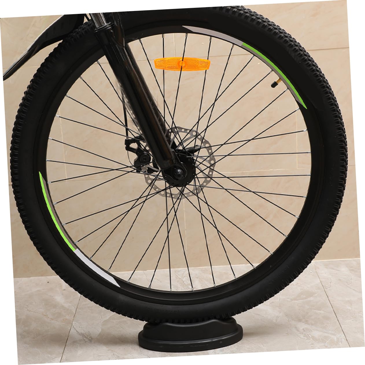 SUPVOX 4piezas Esterilla para Rueda Delantera Soporte Entrenador Ciclismo Estabilizador Bicicleta Entrenamiento Casa Soporte Bicicleta Estática Montaje Interior