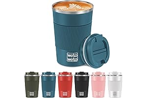WETOWETO 12oz Small Travel Coffee Mug