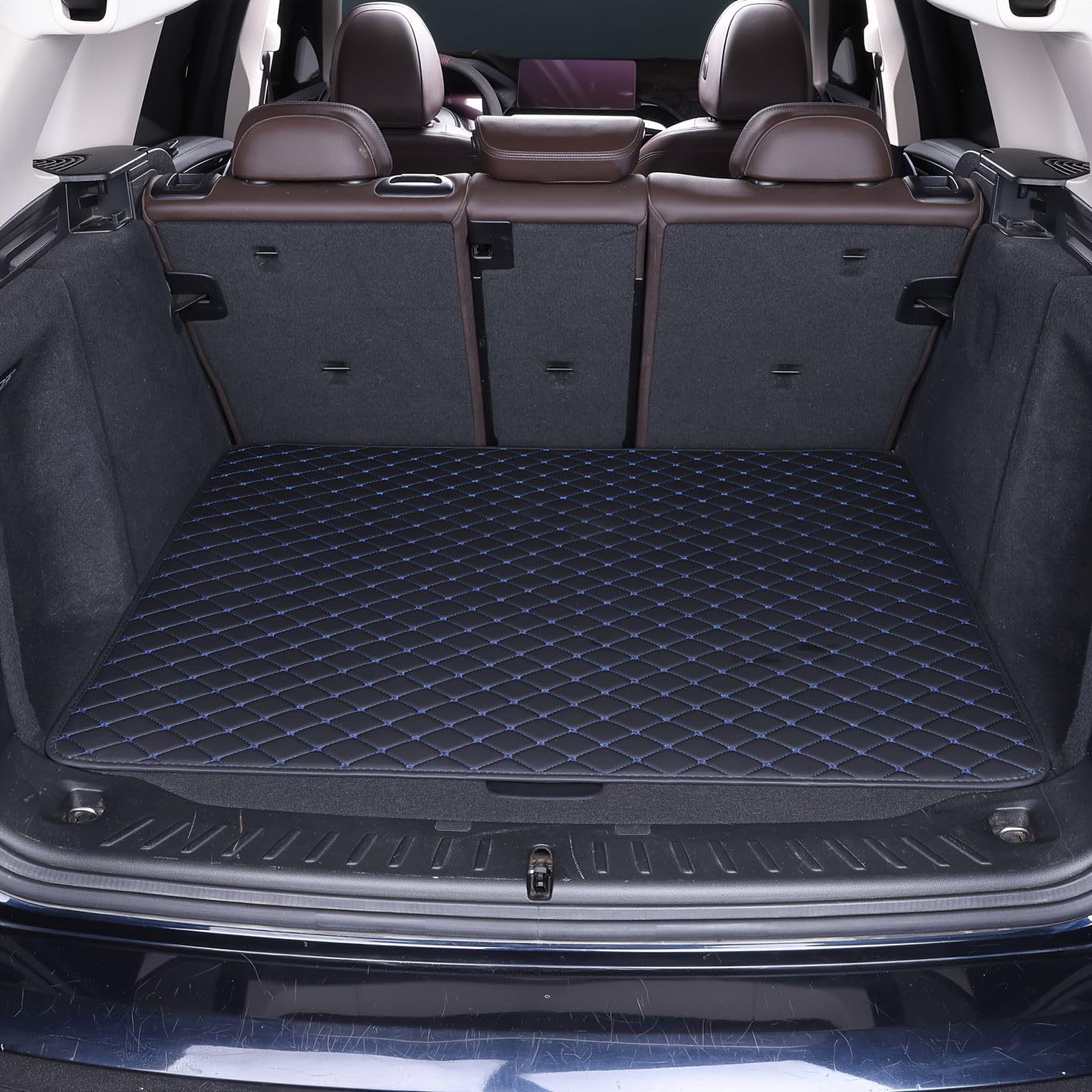 YDSTNiu Car Boot Mat for Cupra Terramar VZ 2.0 TSI 4Drive 2024 2025+, Trunk Liner Cargo Tray Heavy Duty Luggage Mat Floor Protector Mud Guard Waterproof Protection Cover,A