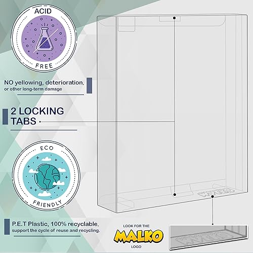 Miniatura 4 de MALKO Estuche Protector de Exhibición Hot Wheels para Coches Diecast de Tarjetas Premium - Paquete de 10 Requiere Ensamblaje