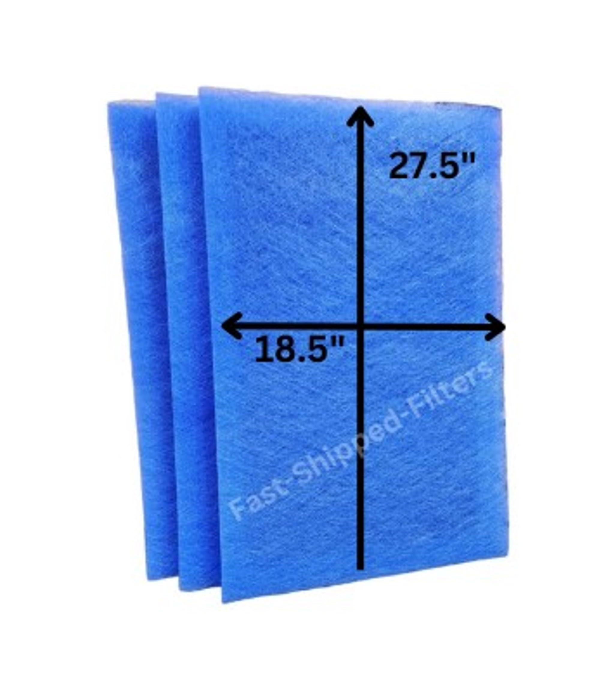 Fast-Shipped-Filters 3 Pack 20x30 Replacement Filters Designed to Fit with Captura Air Cleaner 20x30 Refill Blue