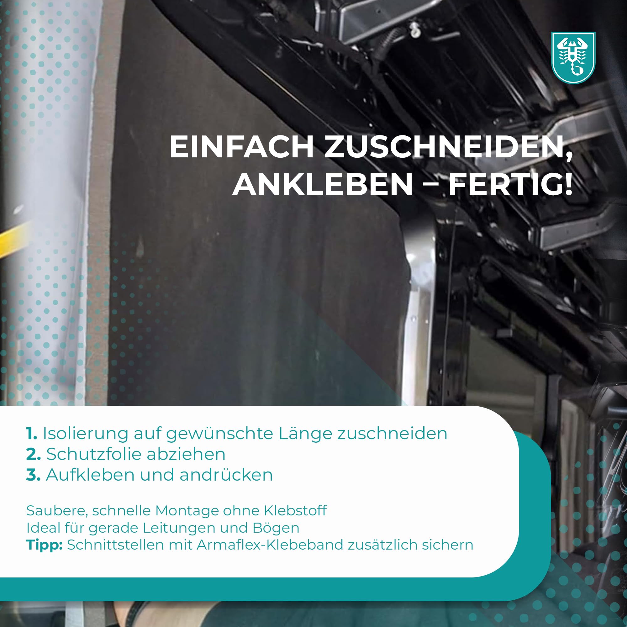 Armaflex Armacell original Home Kautschuk Platte selbstklebend (Nachfolger für die XG Platte) + rote Handschuhe (schwarz, Isolierstärke 10 mm, 1000 x 10000 mm)