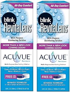 Blink RevitaLens Multi-Purpose Disinfecting Solution 10 oz (Pack of 2)