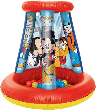 Mickey Mouse Kids Ball Pit, 1 Inflatable & 15 Soft-Flex Balls