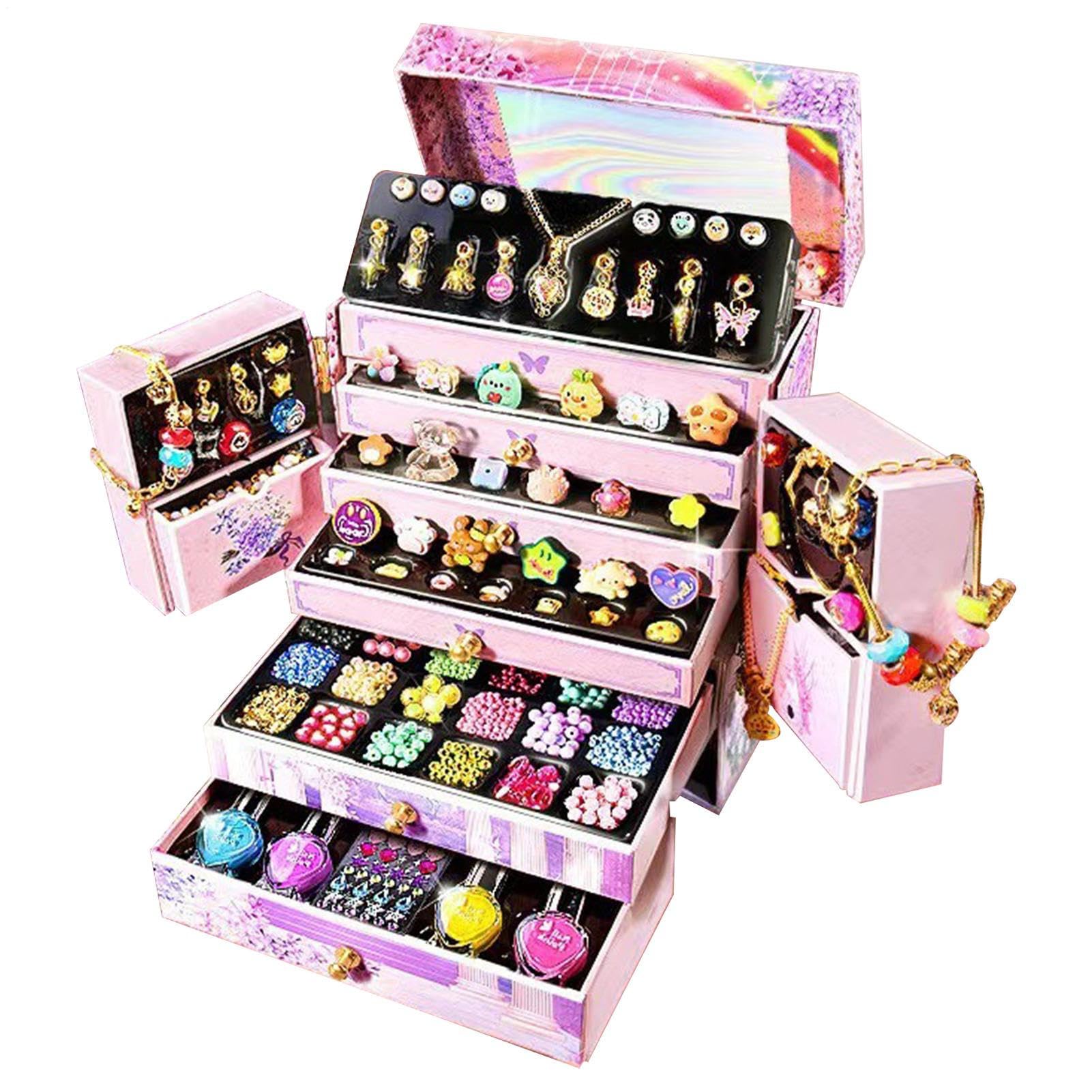 Kinder Armbänder basteln Set Elegantes interaktives Lern- und | Mädchen Armbänder Kreativset Kunsthandwerk für , Spielzimmer, Schule, Klassenzimmer, Reisen, Camping, Picknick, , Url