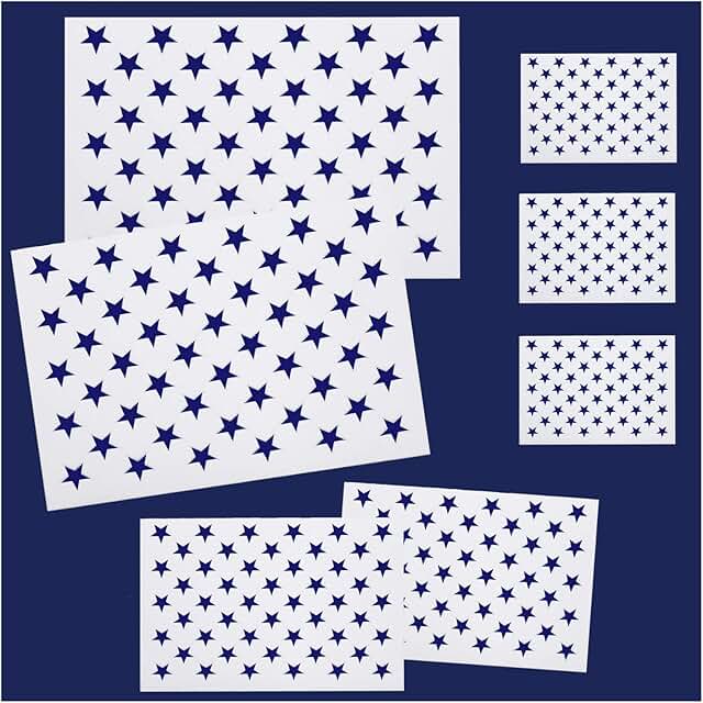 Amazon.com: american flag star stencil
