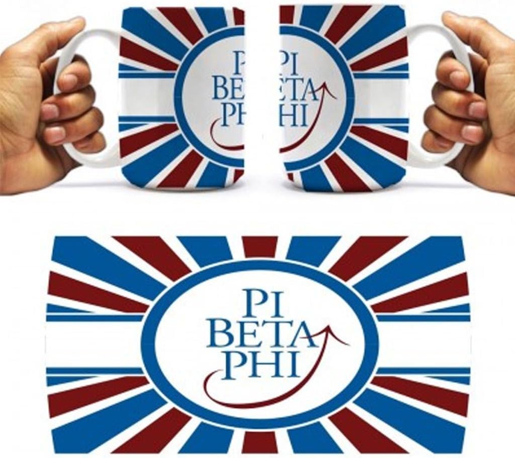 VictoryStore Ceramic Mugs - Pi Beta Phi Coffee Mug, 15 ounces
