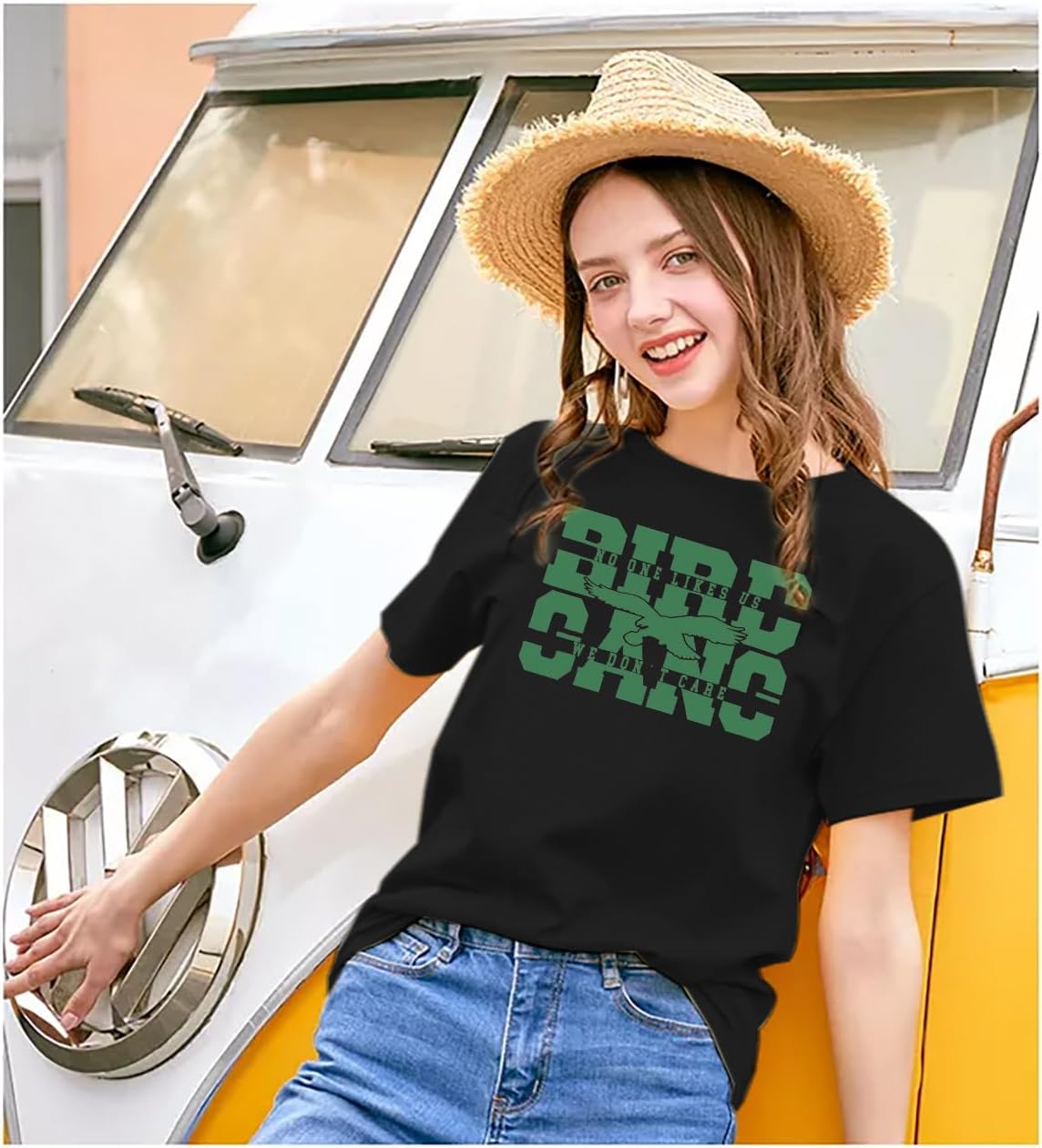 Football Shirt for Women Football Season Tshirt Game Day Graphics Tees Tops - Image 3