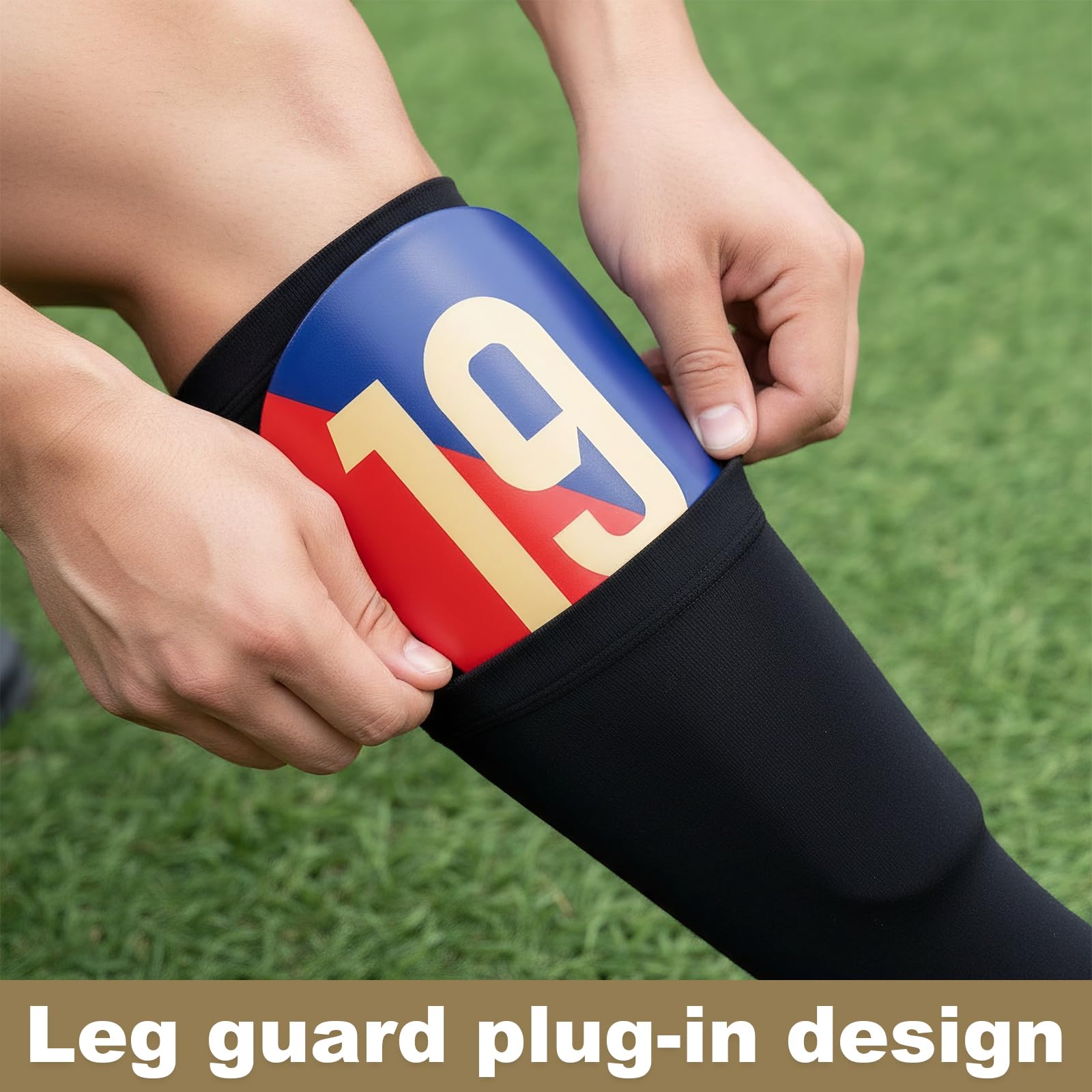 2 Paia di Mini Parastinchi, Parastinchi da Calcio per Uomo, Parastinchi per Calcio per Uomo Donna Ragazzi Ragazze Graffitiable Equipaggiamento Protettivo Fai da Te (Nero, Bianco 5 x 8 cm