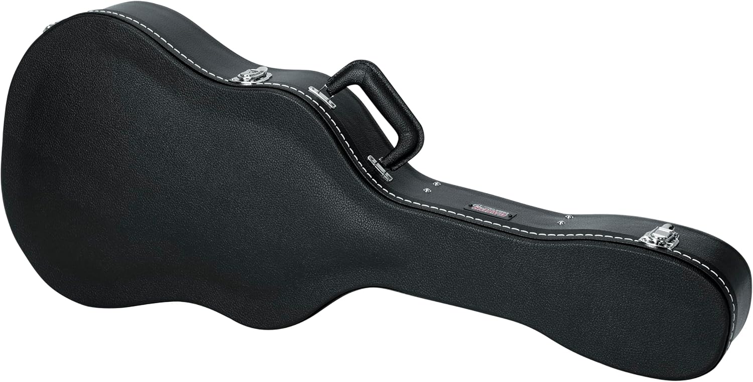 Gator Cases Deluxe Wood Case for Classical Guitars, Fits Standard Student Style Nylon Guitars (GW-CLASSIC)