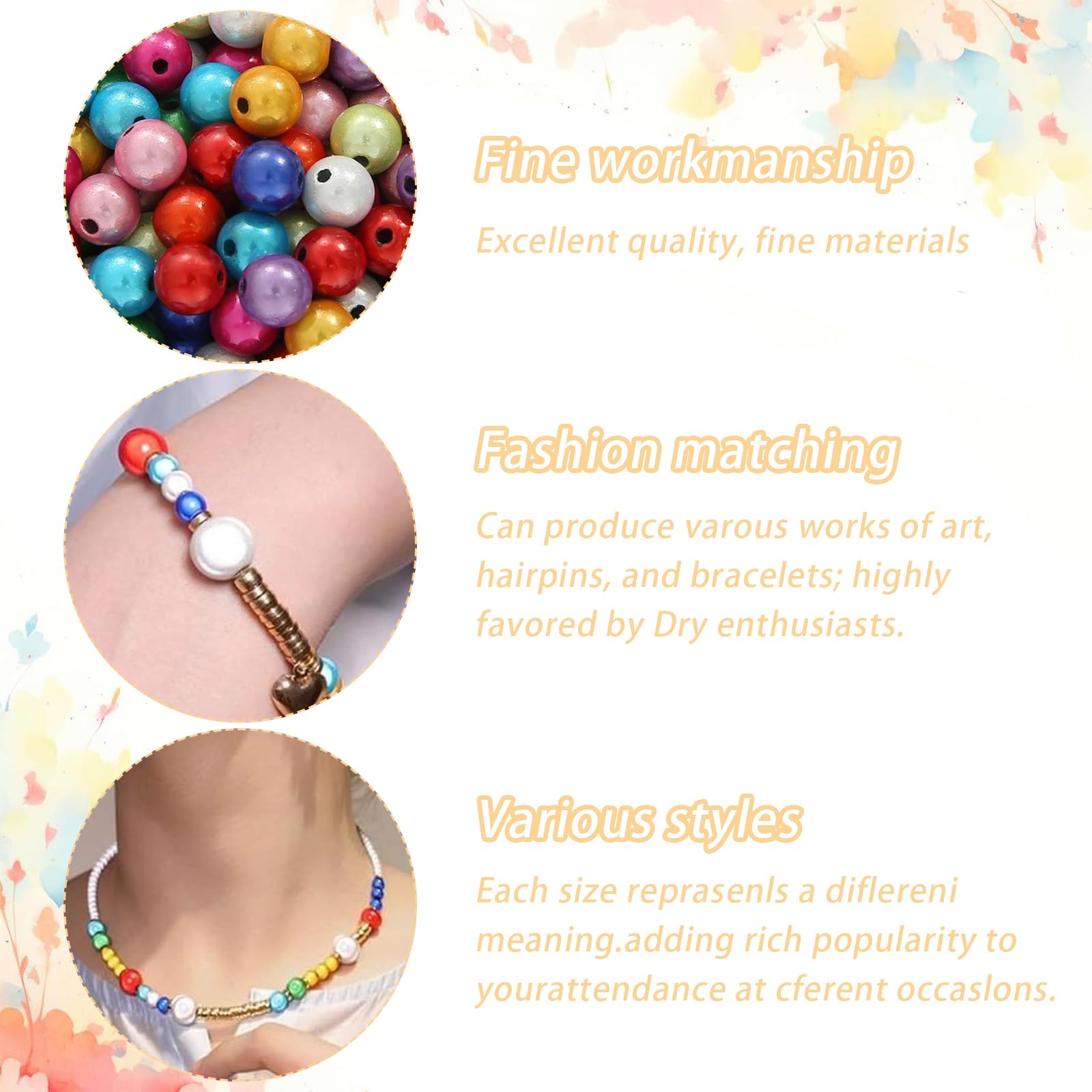 60 Stück Magic Pearls 12 Mm – Reflektierende Acrylperlen Für Schmuck & DIY