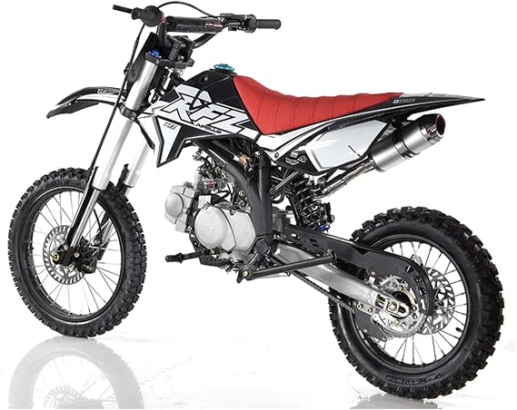 X-PRO DBX18 125cc Adult/Youth Manual Dirt Bike 4Speed Manual Transmission, Kick Start, HeavyDuty Steel Frame, Large OffRoad Tires