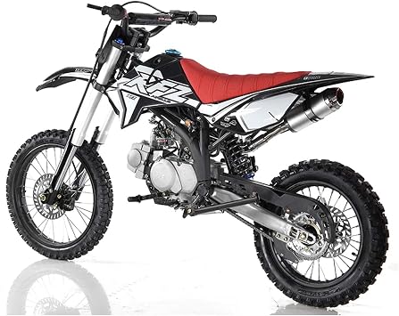 X-PRO DBX18 125cc Adult/Youth Manual Dirt Bike 4Speed Manual Transmission, Kick Start, HeavyDuty Steel Frame, Large OffRoad Tires