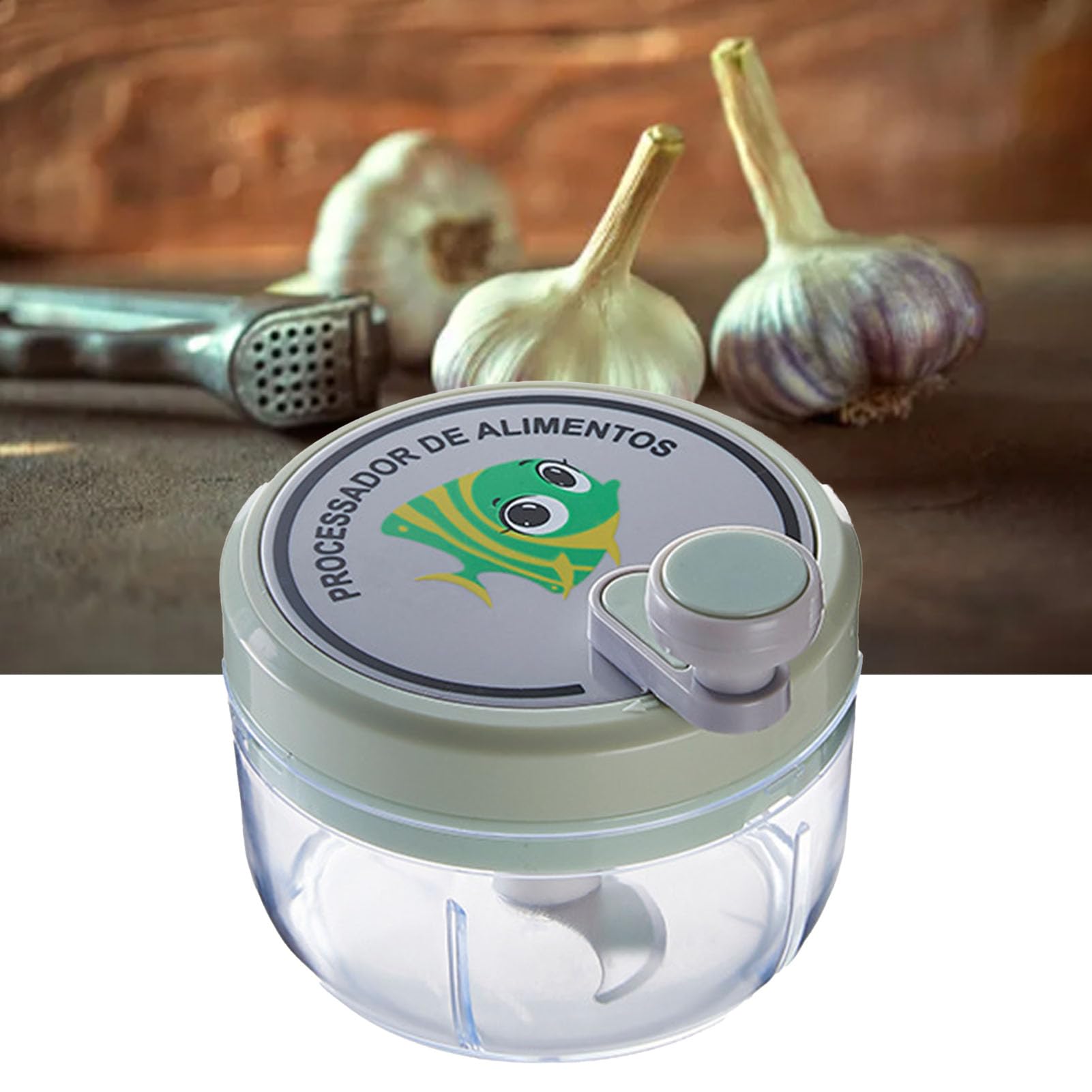 Mini Frullatore Elettrico USB Portatile - Tritatutto Per Aglio, Cipolle, Carne, Con Lame In Acciaio Inox, Ricaricabile - Foto 6