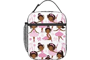 Ballerina Lunch Box for Girls: African American Charm for Lunchtime Delights
