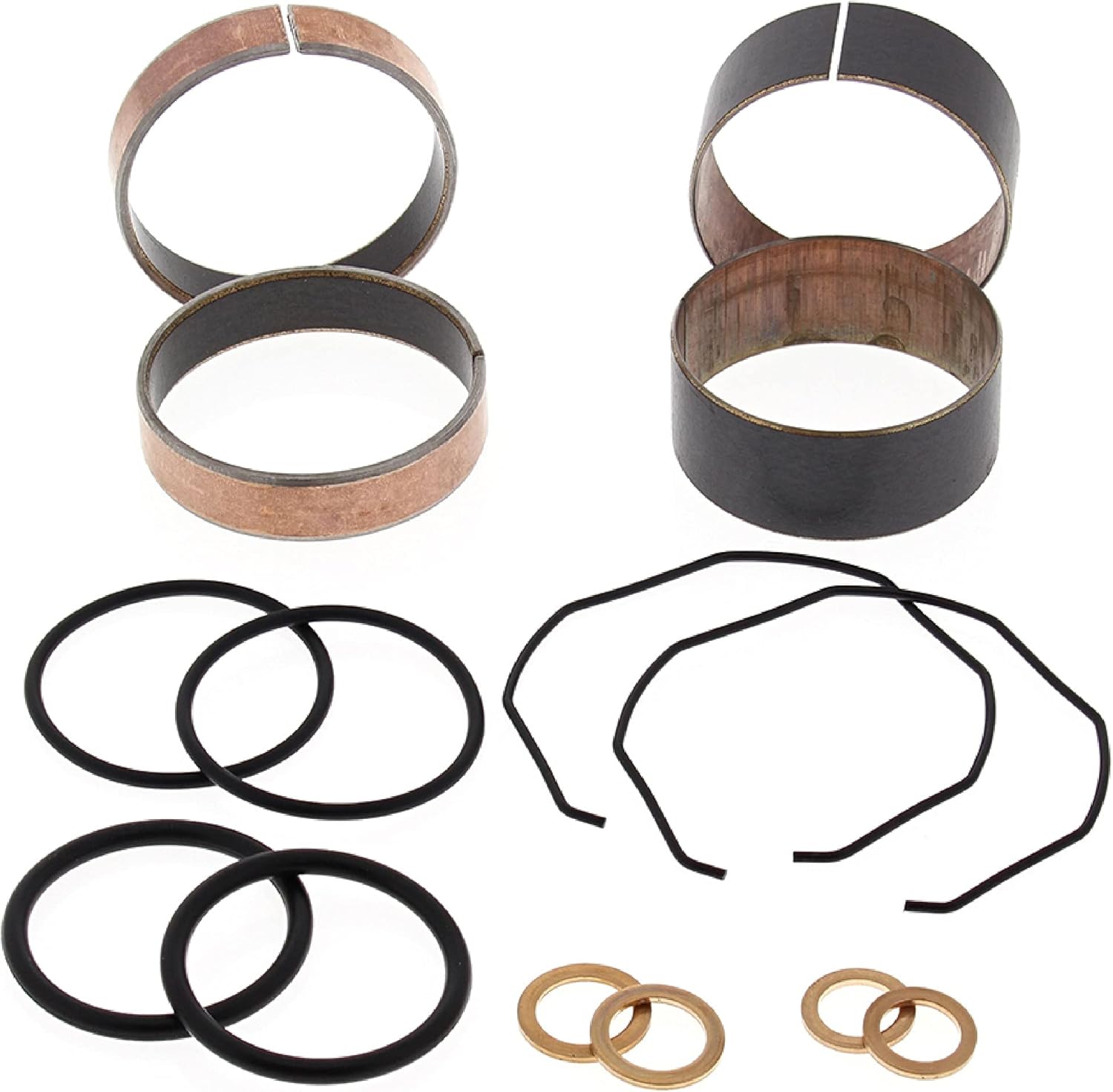 All Balls Racing Fork Bushing Kit compatible with/replacement for Kawasaki Zx600 (Zx-6R) 98-02, Zx600 (Zzr), 38-6087
