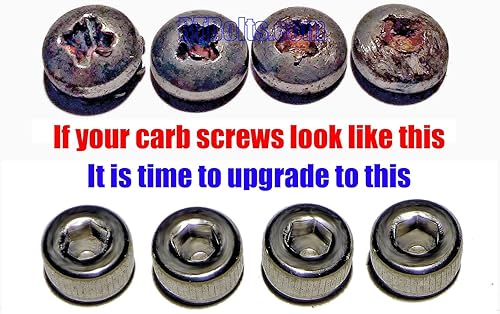 Miniatura 4 de Tornillos o pernos Keihin CV Carb  Harley Softails Sportsters Dynas Glides Road Kings