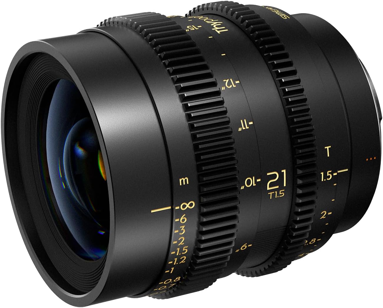 THYPOCH Simera-C 21 mm T1.5 FF Prime Cine Lens for Sony E-Mount - Black