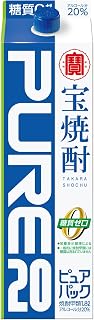 宝焼酎 ピュアパック 紙パック [ 焼酎 20度 千葉県 1800ml ]