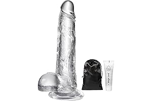 Supreme Satisfaction: Clear Dildo with Lubricant for Intense Pleasure