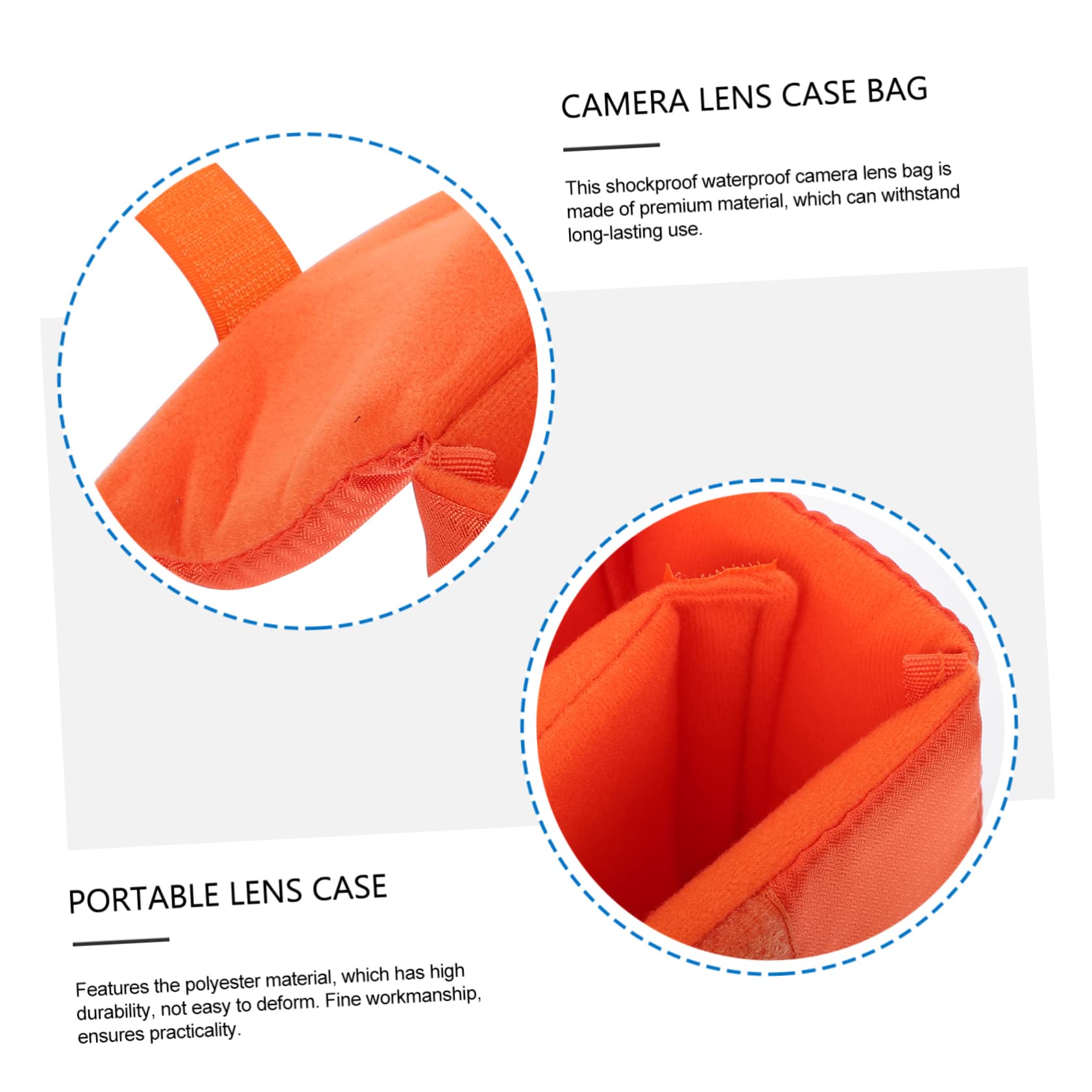 Artibetter 3piezas Bolsa Protectora De De Cámara Prueba De y Agua Estuche De Acolchado para y Sin Espejo