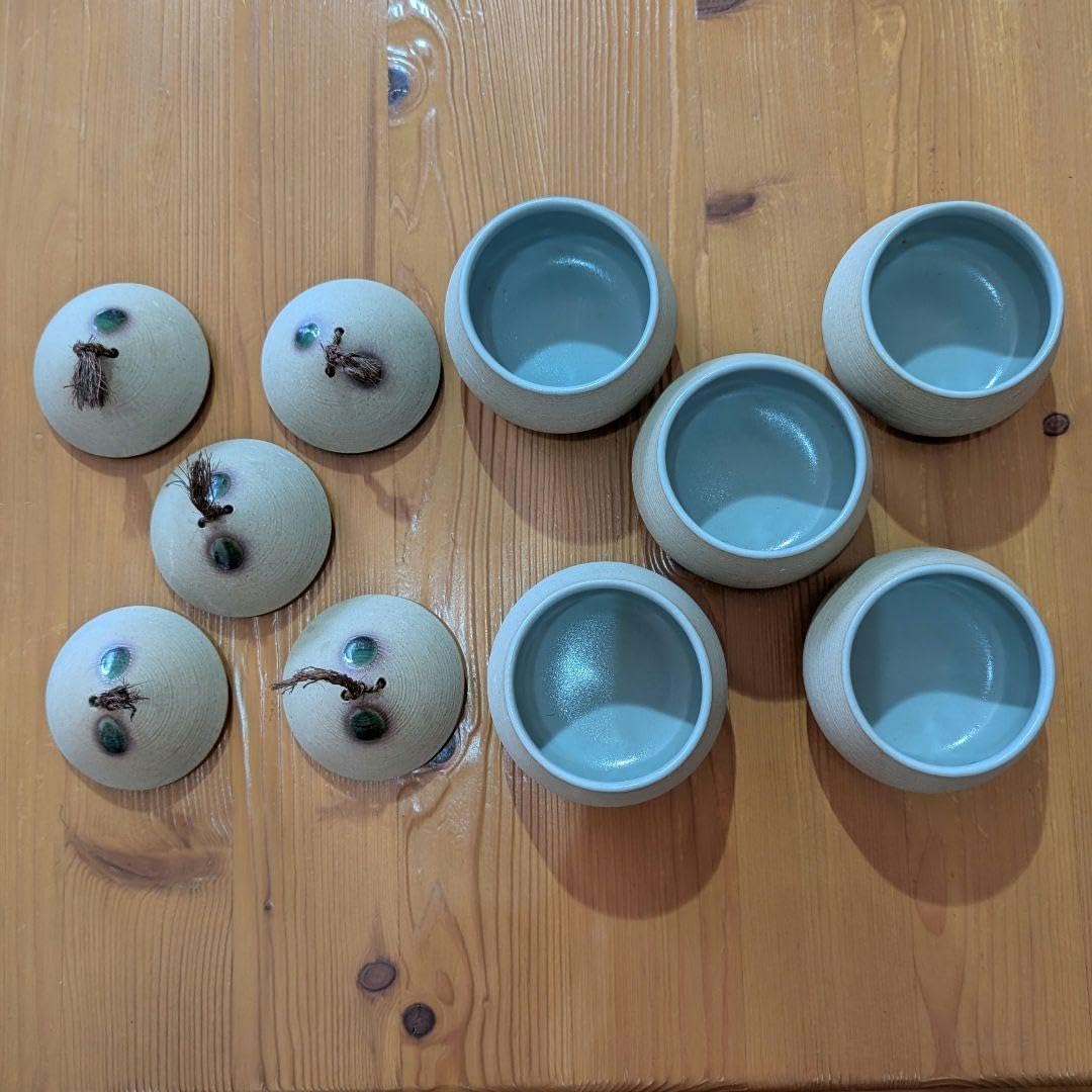 新品】筋どんぐり蒸し器 美濃焼 陶里 5客 桜 銘々皿 たち吉