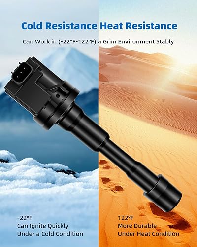 Vista 435 de ECCPP Bobinas de encendido portátiles de repuesto para automóvil compatibles con Infiniti I30/para Nissan Maxima 3.0L V6 2000-2001 Reemplazo