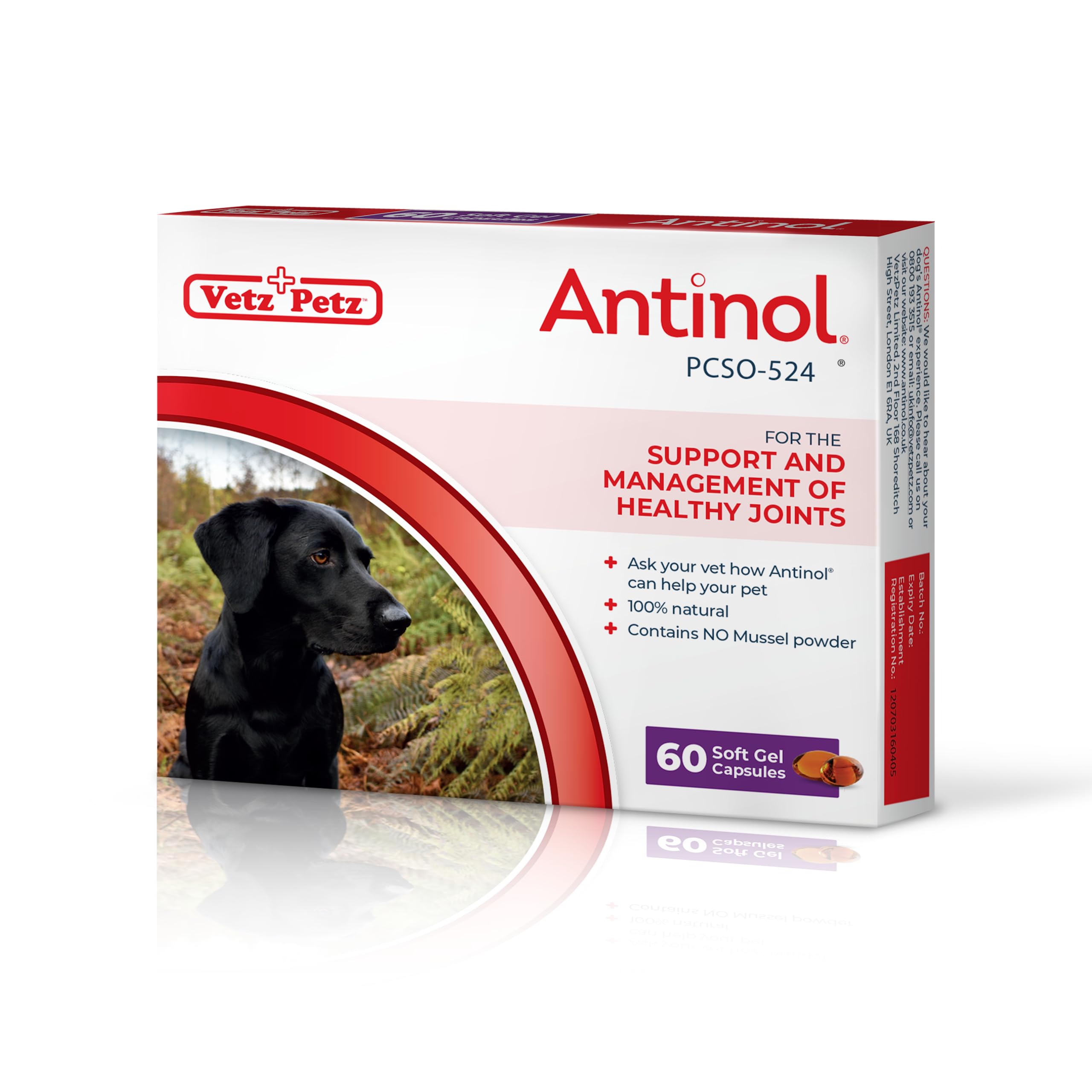 Antinol Natural Joint Supplement for Medium & Large Adult & Senior