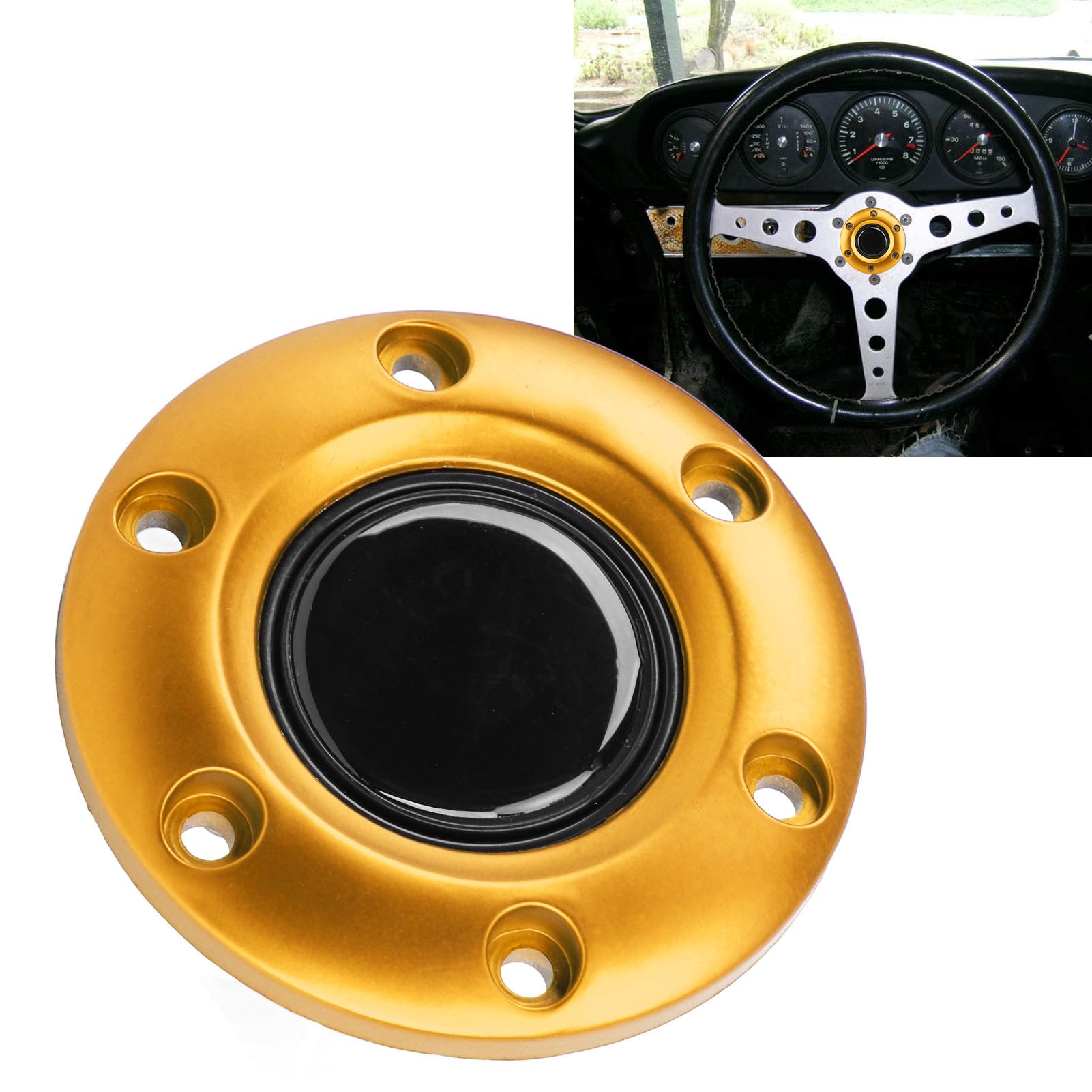 Amazon | ステアリングホイールセンターキャップ、6ボルトカー