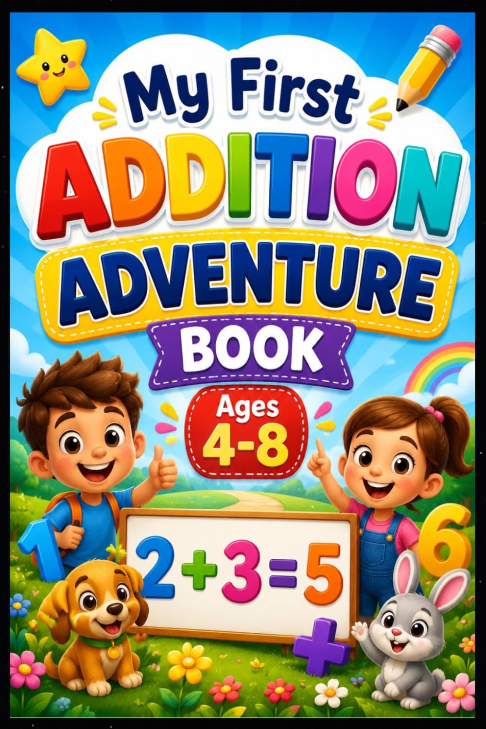 My First Addition Adventure Book: Fun Math Practice Workbook for Kids Ages 4-8