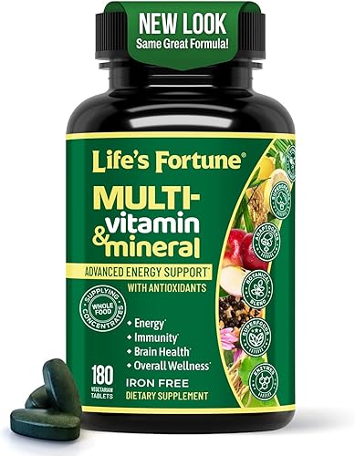 Fortuna de la vida® Multivitamin & Minerales 180 Tabletas
