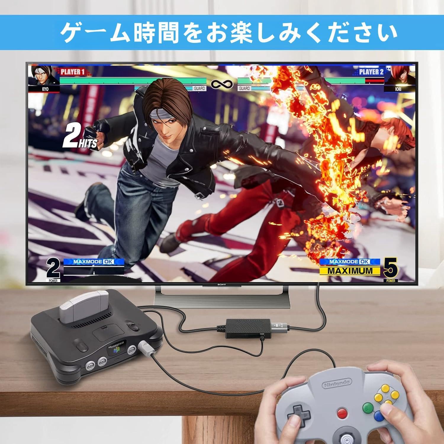 Amazon.co.jp: SFC/N64/ゲームキューブ専用 HDTVからHDMI変換 