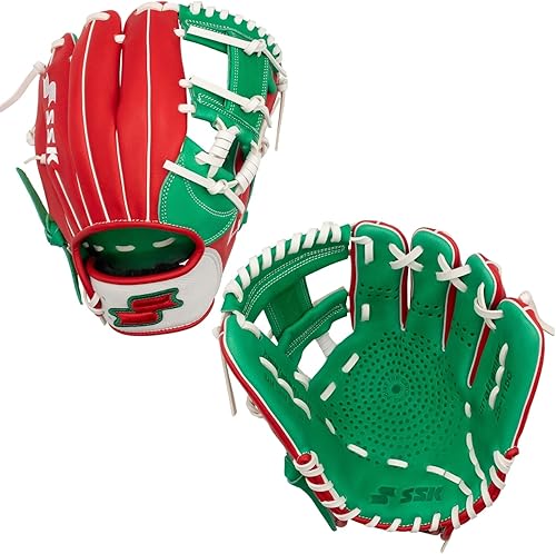 Miniatura 9 de SSK Z5 Craftsman Infield - Guante de béisbol  11.25  11.5  11.75  12 pulgadas  tiro a mano derecha e izquierda