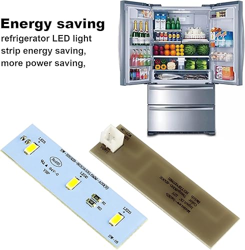 Miniatura 6 de Luz LED para refrigerador SW-BX02B (2 piezas, DC 12V) para Electrolux ZBE2350HCA, Frigidaire 5304518510 y Magic Chef 3050400025