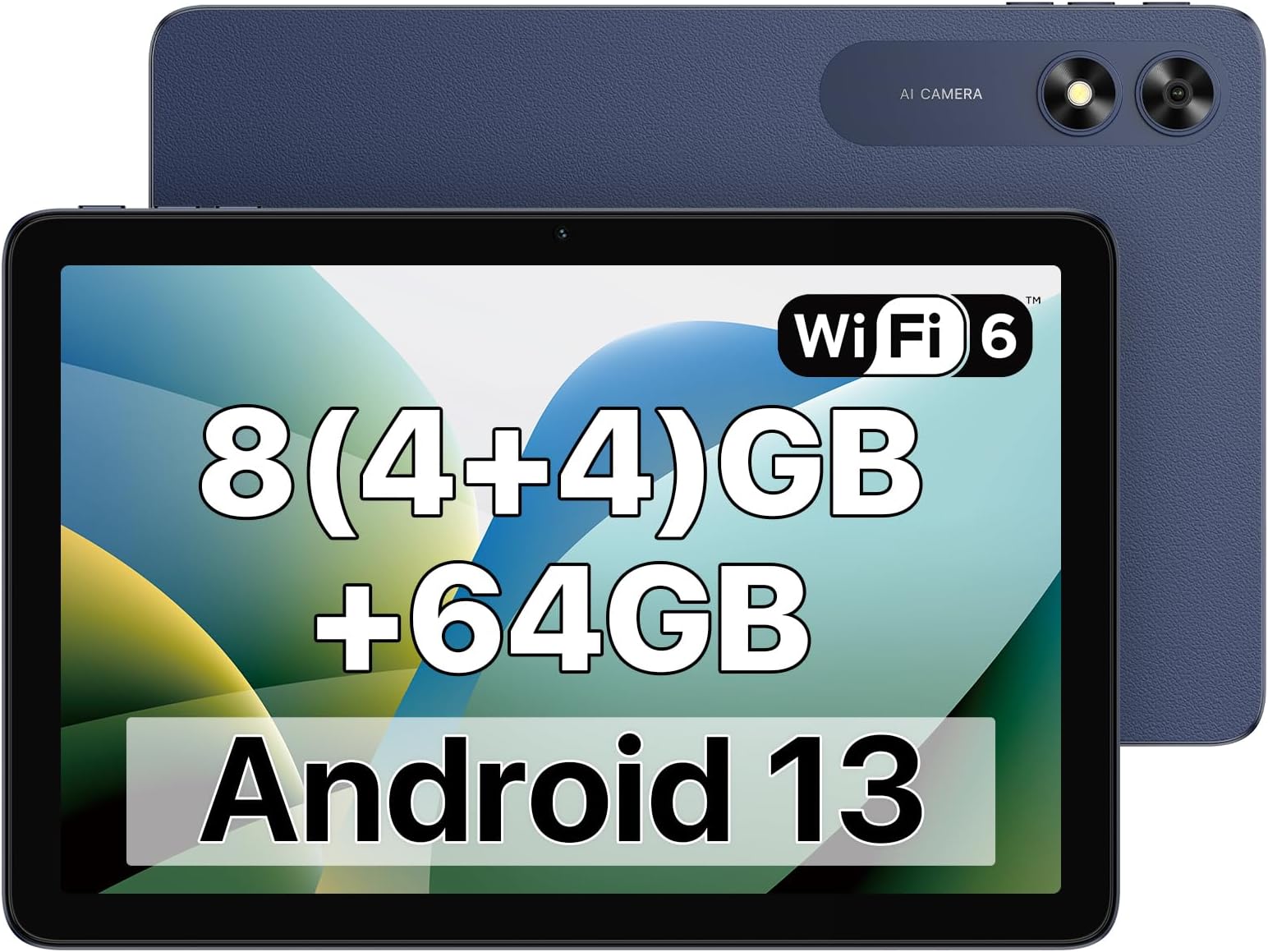 UMIDIGI 10.1 Inch Tablet, Android 13 Tablets, G2 Tab Tablet 8GB(4+4)+64GB/TF 1TB, WiFi 6/BT5.0, RK3562 Quad-Core, 6000mAh, Android Tablets, 1280 * 800IPS, 8MP Dual Camera, Stereo Dual Speakers