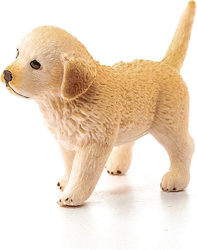 Miniatura 3 de Schleich Farm World, juguetes realistas de animales para niños, figura de perro Golden Retriever, a partir de 3 años