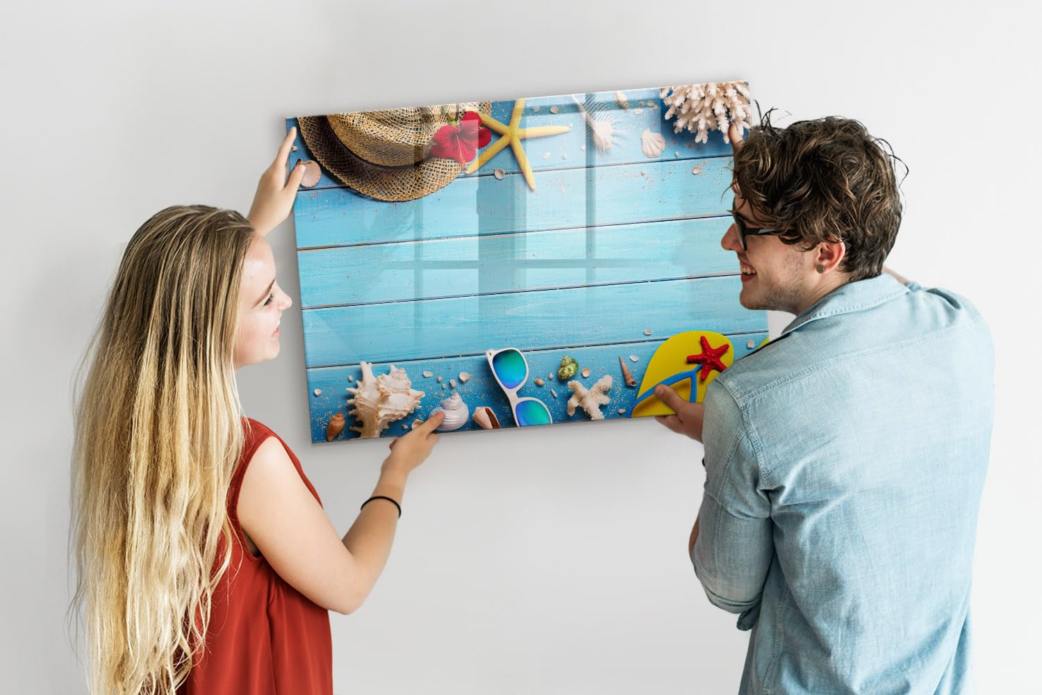 Lavagna magnetica per ufficio 100x70 cm | Accessori da spiaggia