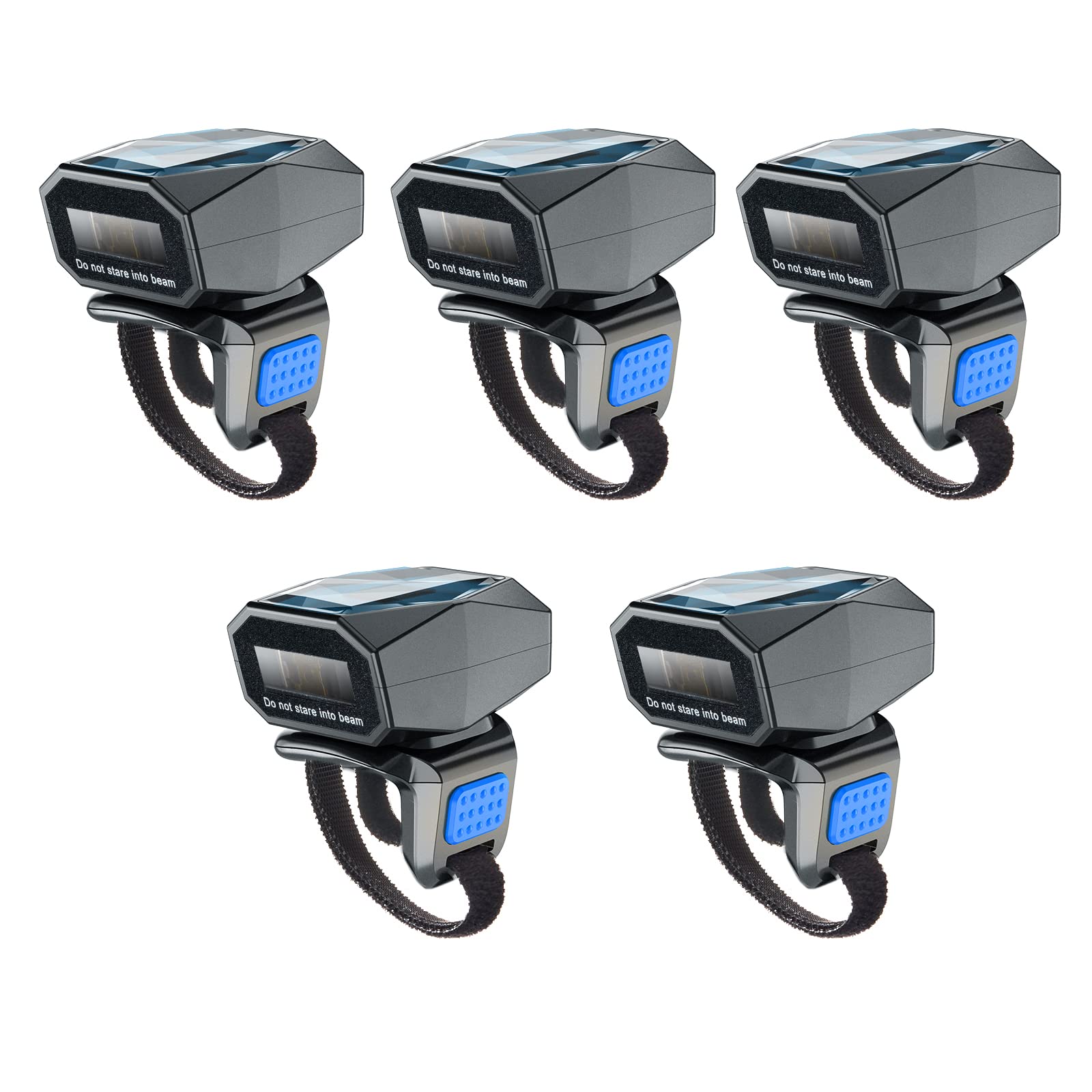 Upgraded Eyoyo 2D Ring Barcode Scanner Bluetooth, 3-in-1 USB Wired Mini Wearable Bar Code Scanner, 1D 2D QR Image Barcode Reader PDF417 Data Matrix Compatible for iPhone, Andriod, Tablet, PC