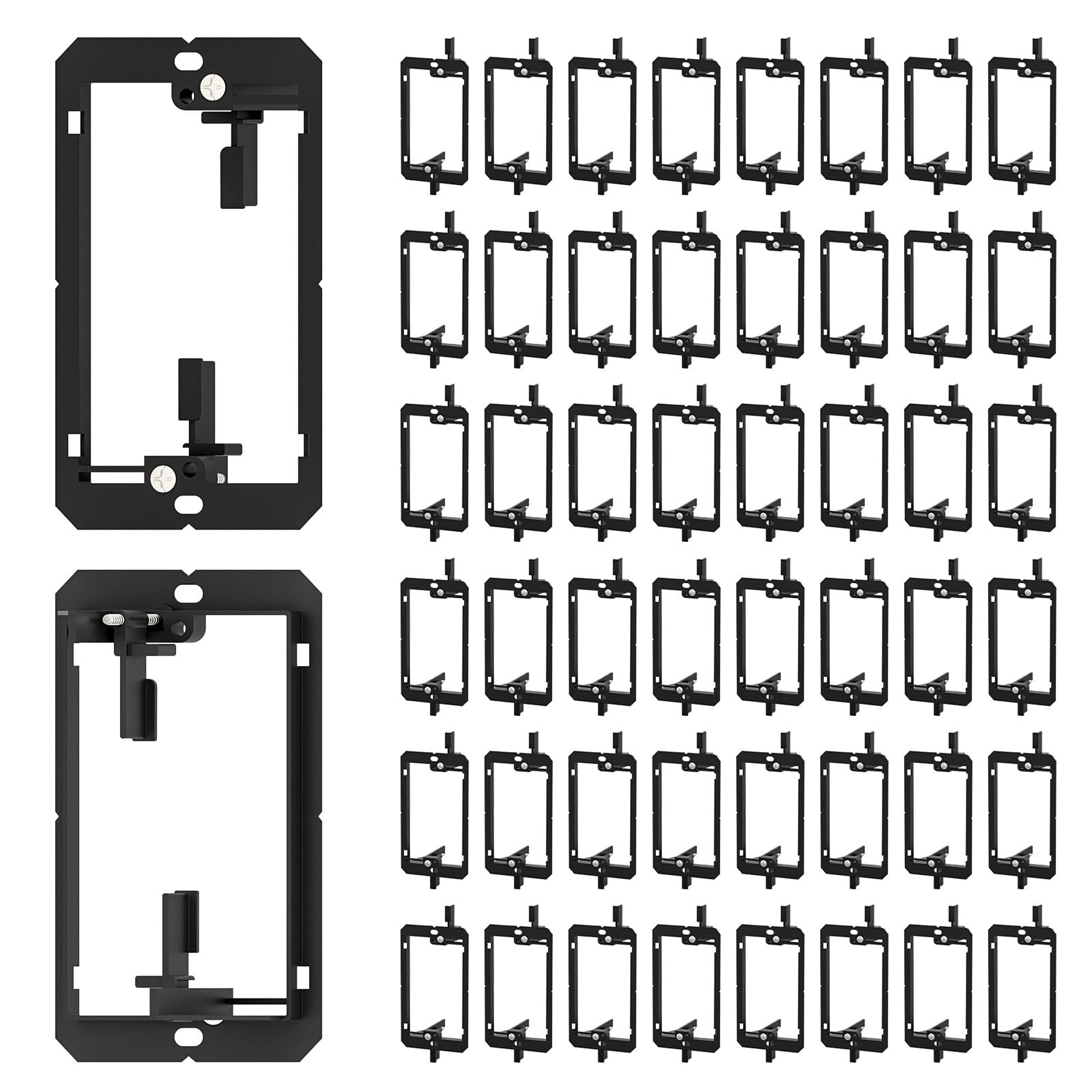 iwillink 1 Gang Low Voltage Mounting Bracket, Black, 10-Pack — Amazon image 10