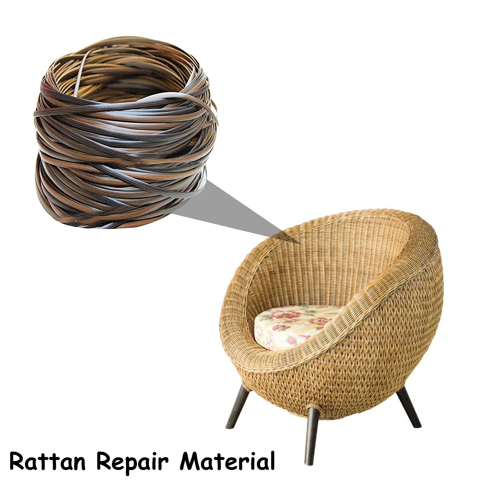 Amazon.co.jp: 籐 ラタン 材料、皮籐合成籐、マジックラタン 素材 籐